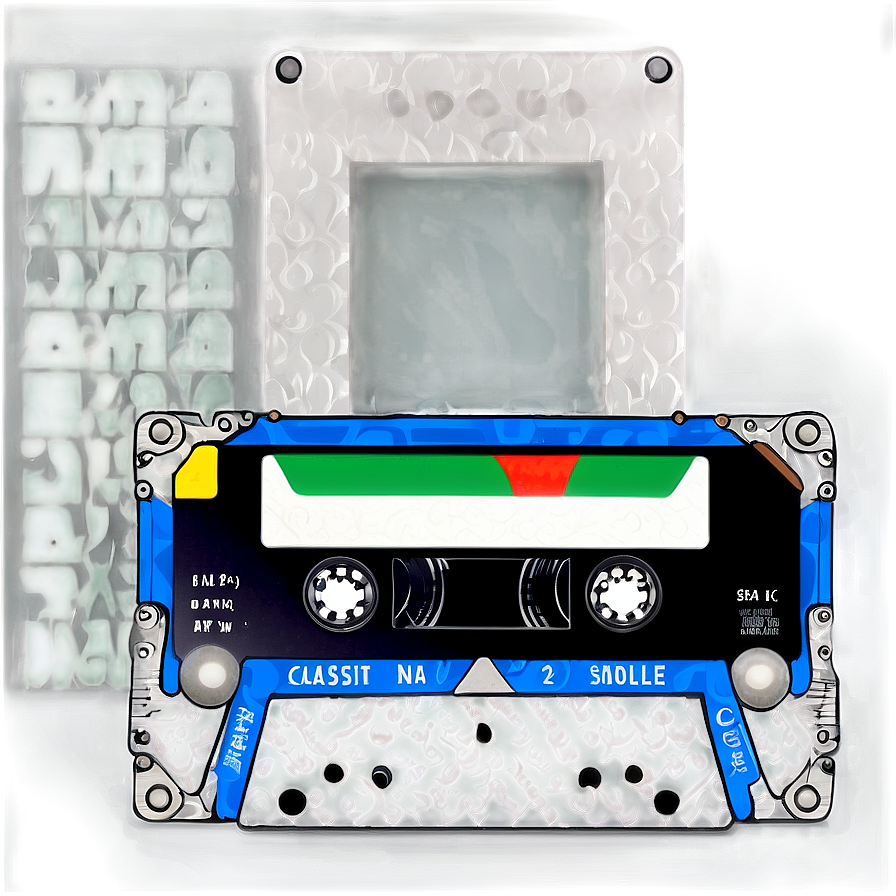 Classic Cassette Design Png Iee67