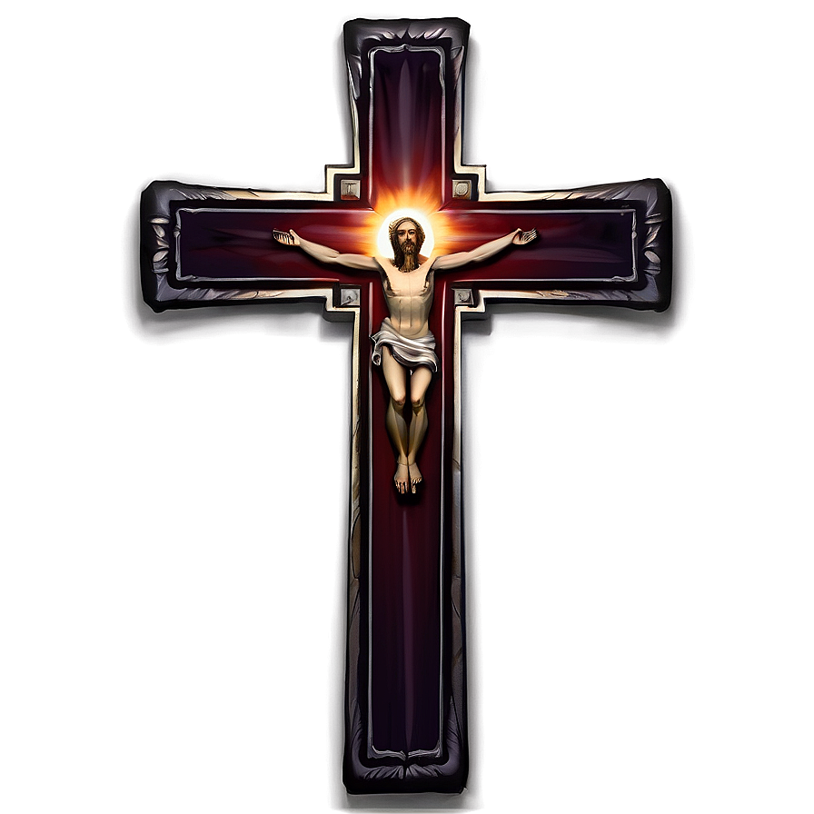 Classic Catholic Cross Profile Png 06122024