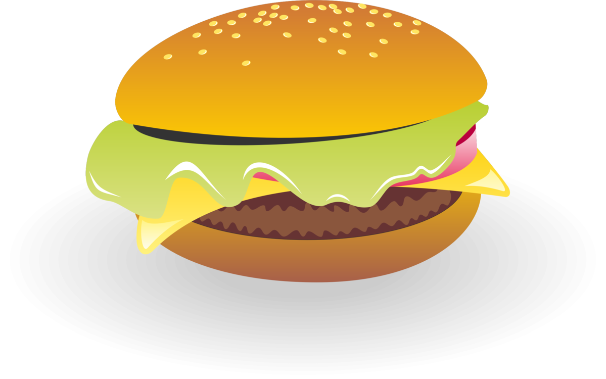 Classic Cheeseburger Illustration