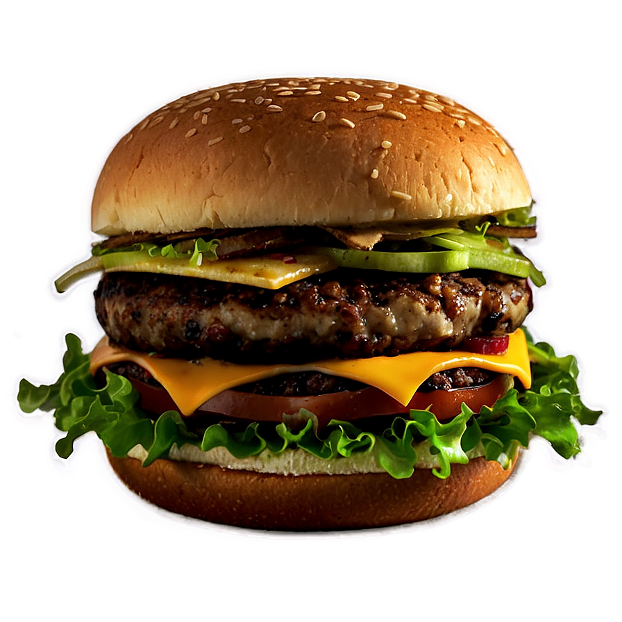 Classic Cheeseburger Png Qpa62