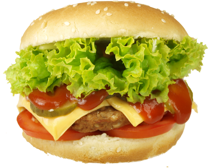 Classic Cheeseburger Transparent Background.png