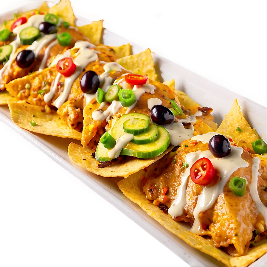 Classic Chicken Nachos Png Xwv