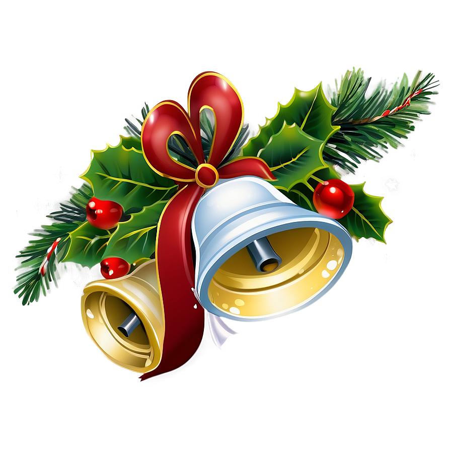 Classic Christmas Bells Png Mpp89