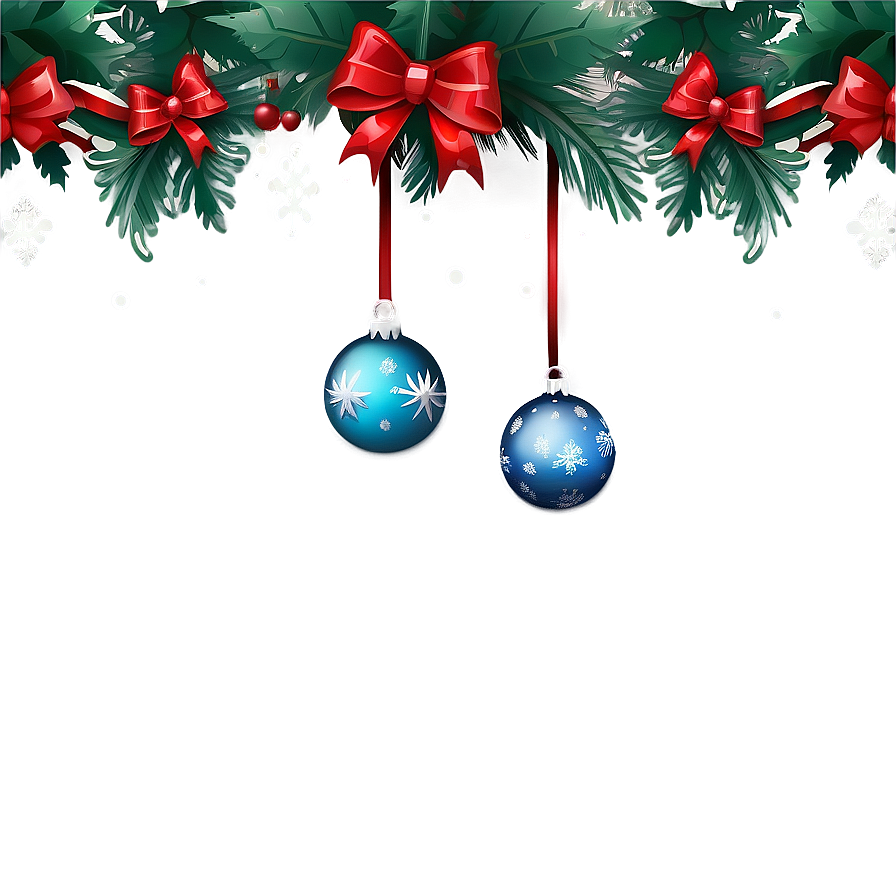 Classic Christmas Border Png 05252024