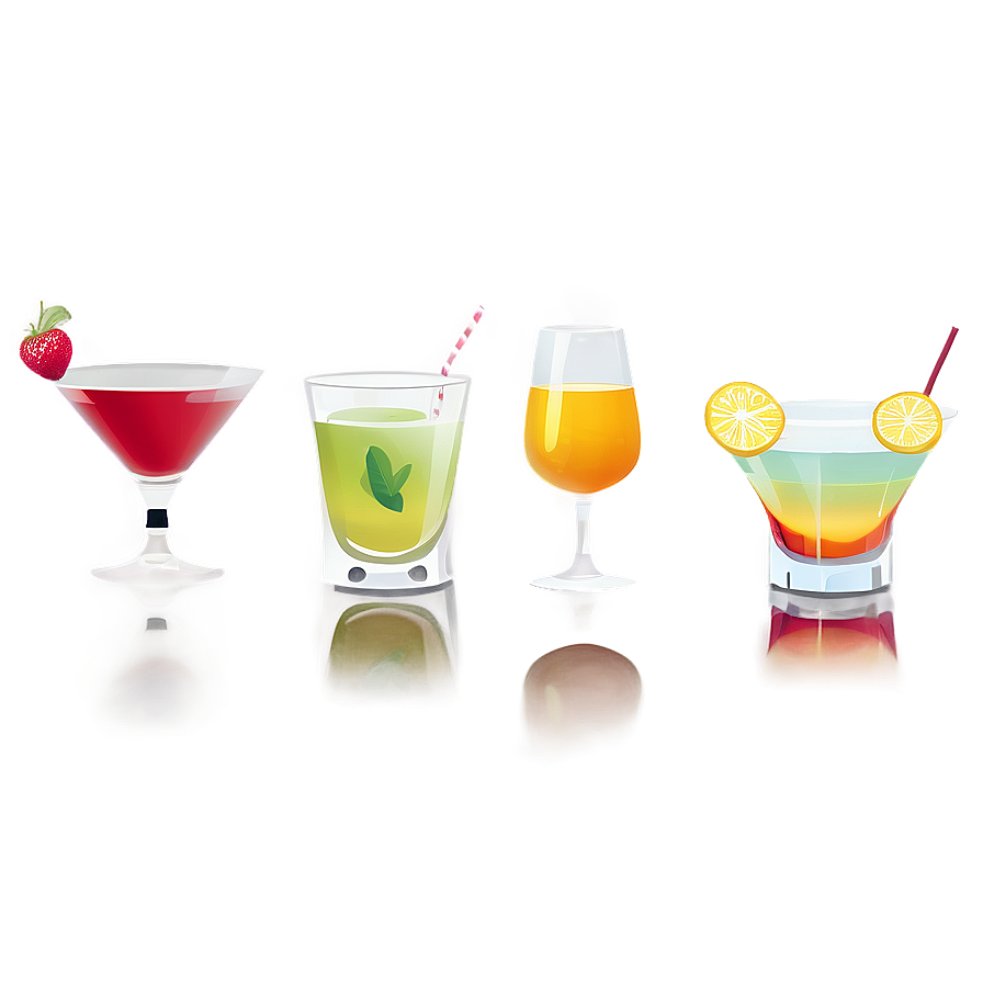 Classic Cocktails Png Ugc