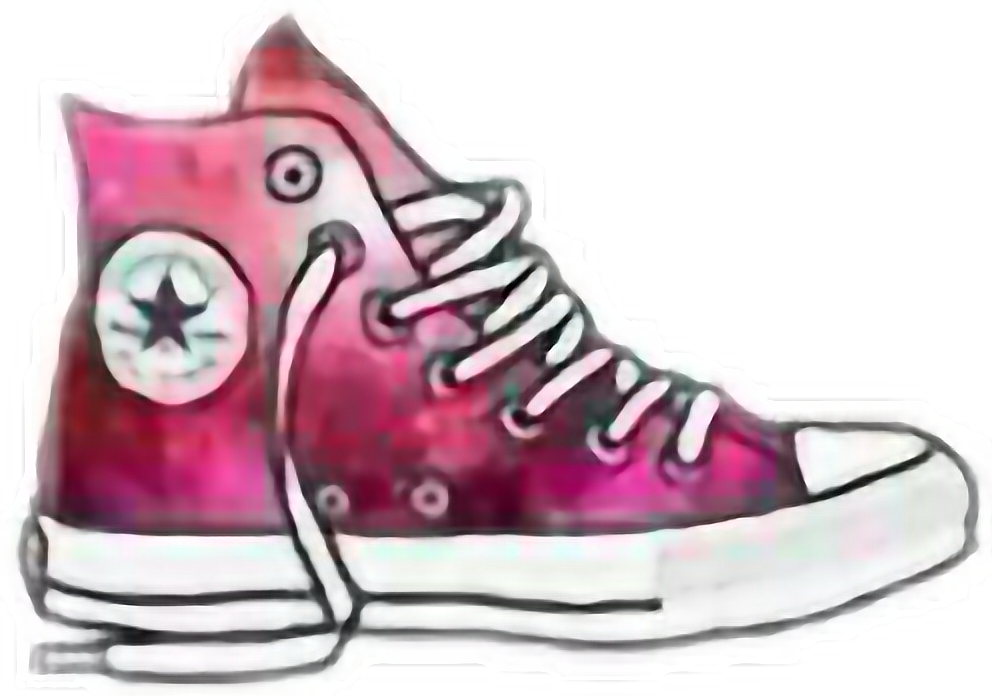 Classic Converse Sneaker Artistic Rendering