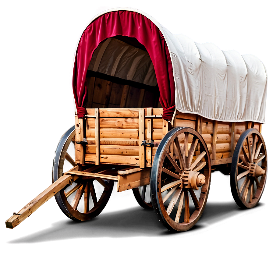 Classic Covered Wagon Design Png 06292024