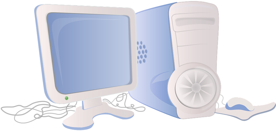 Classic Desktop Computer Illustration