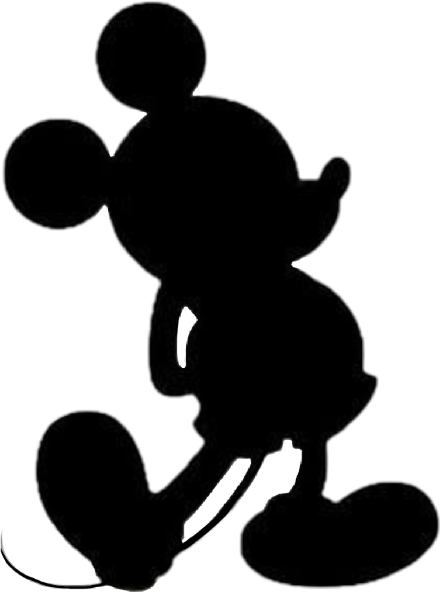 Classic Disney Character Silhouette