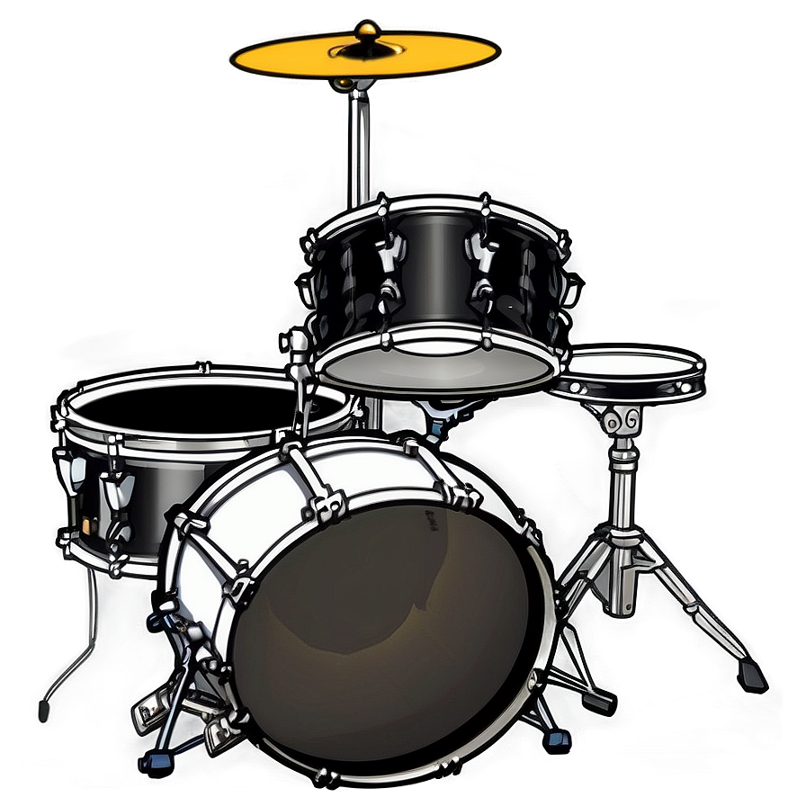 Classic Drum Kit Illustration Png 06212024