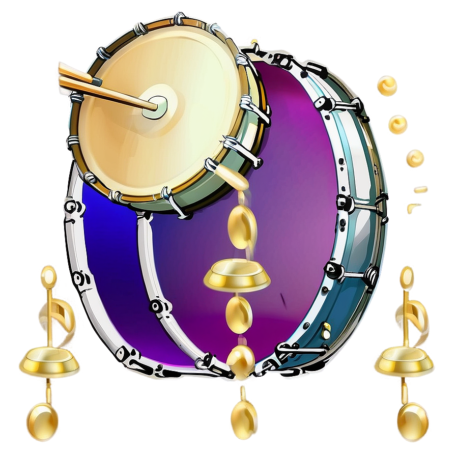 Classic Drum Set Png 90