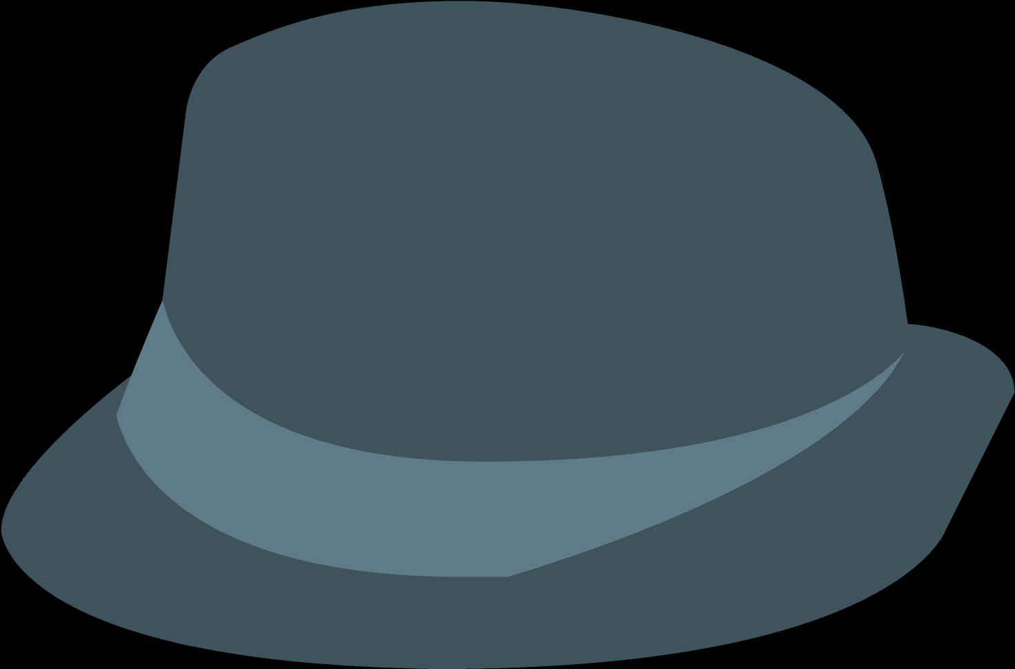 Classic Fedora Hat Vector