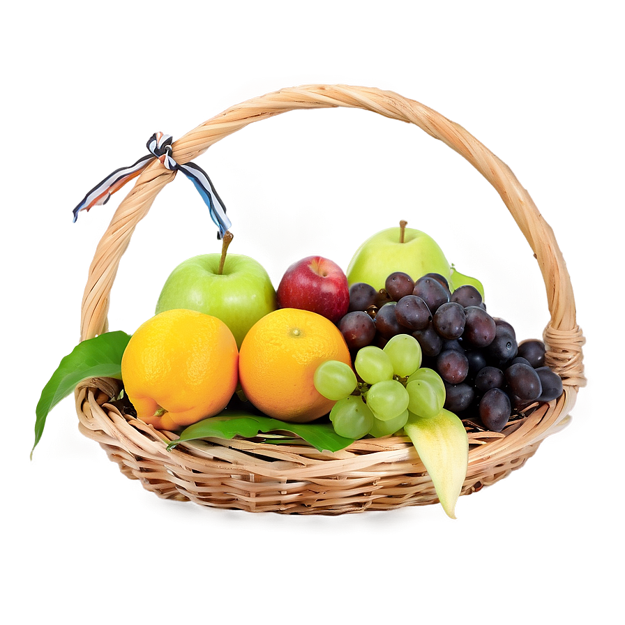 Classic Fruit Basket Png Tlu24