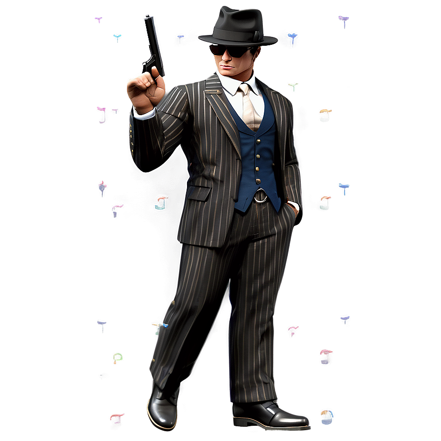 Classic Gangster Outfit Png 91