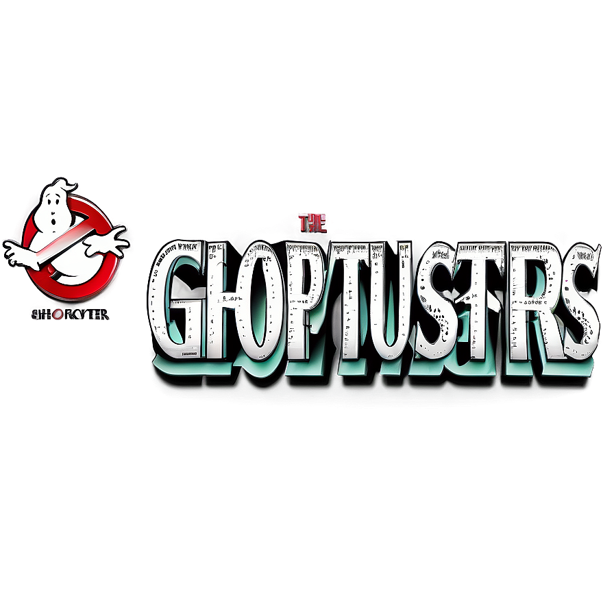 Classic Ghostbusters Text Png 06112024