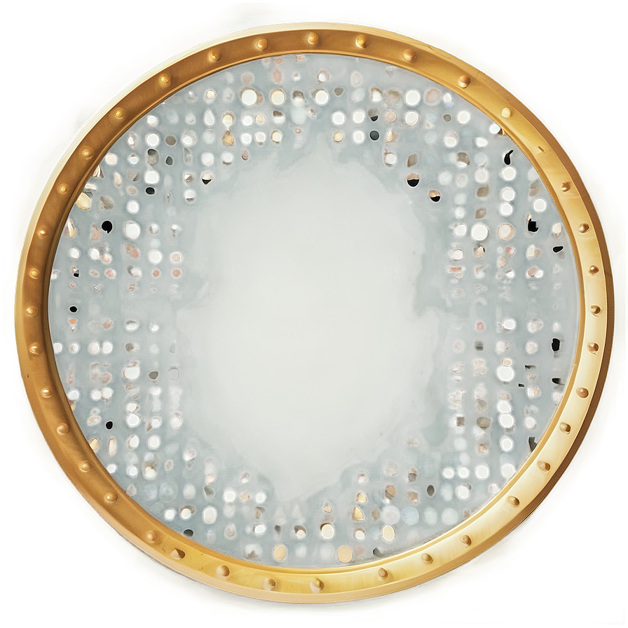 Classic Gold Circle Frame Png 55