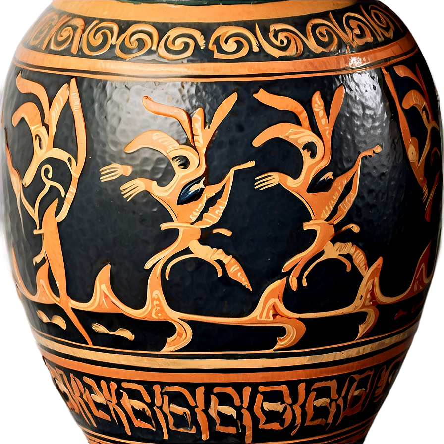 Classic Greek Pottery Png Qmi