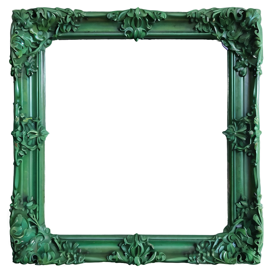 Classic Green Frame Png 18