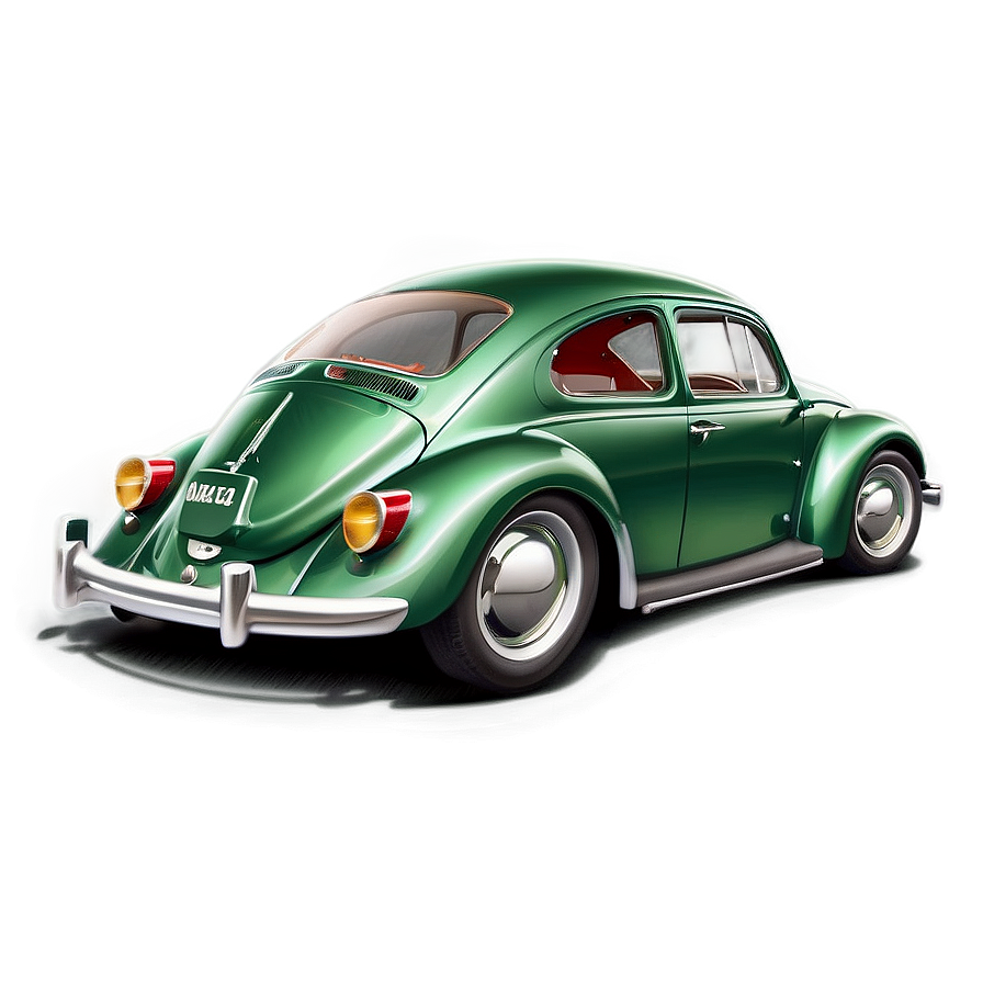 Classic Green Vw Beetle Png Qyk90