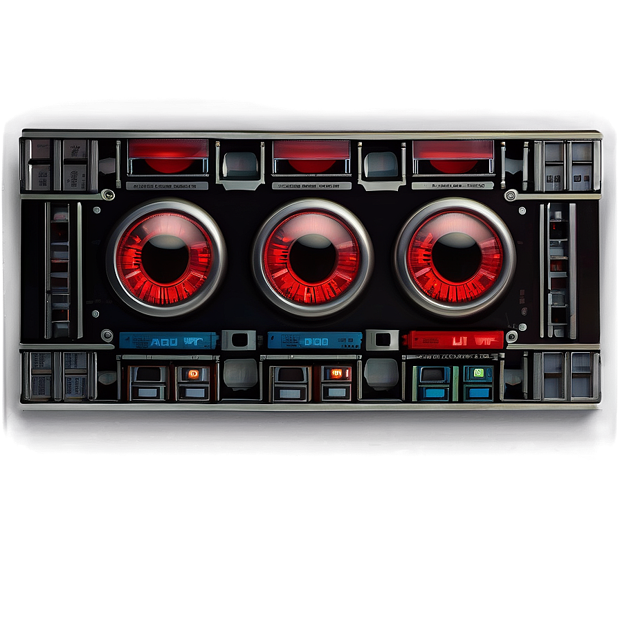 Classic Hal 9000 Interface Png Hgd