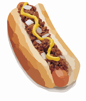 Classic Hotdog Illustration