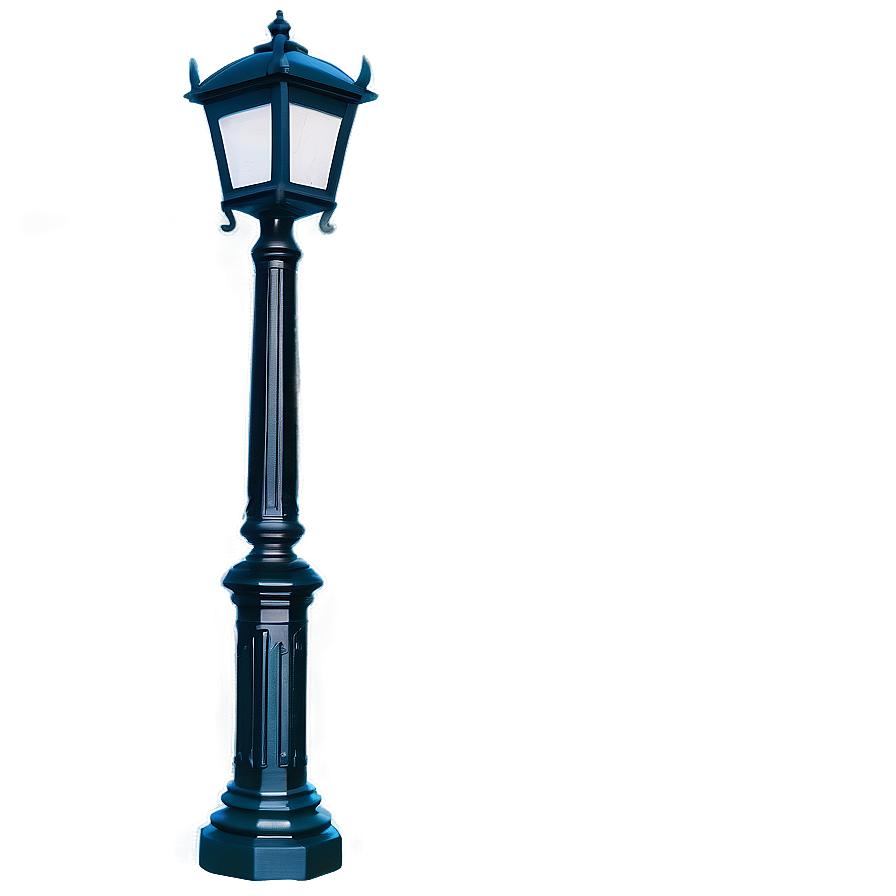 Classic Iron Light Post Png 9