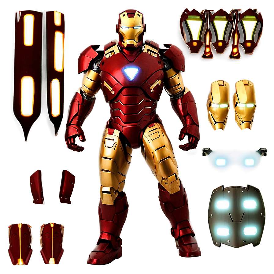 Classic Iron Man Armor Png Oag48