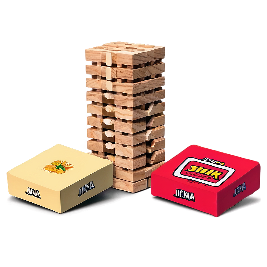 Classic Jenga Game Png 95