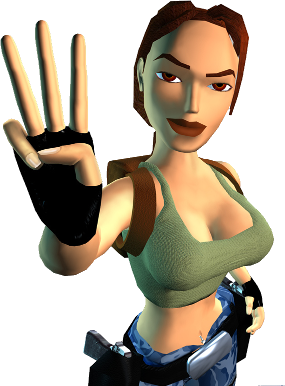 Classic Lara Croft Victory Pose