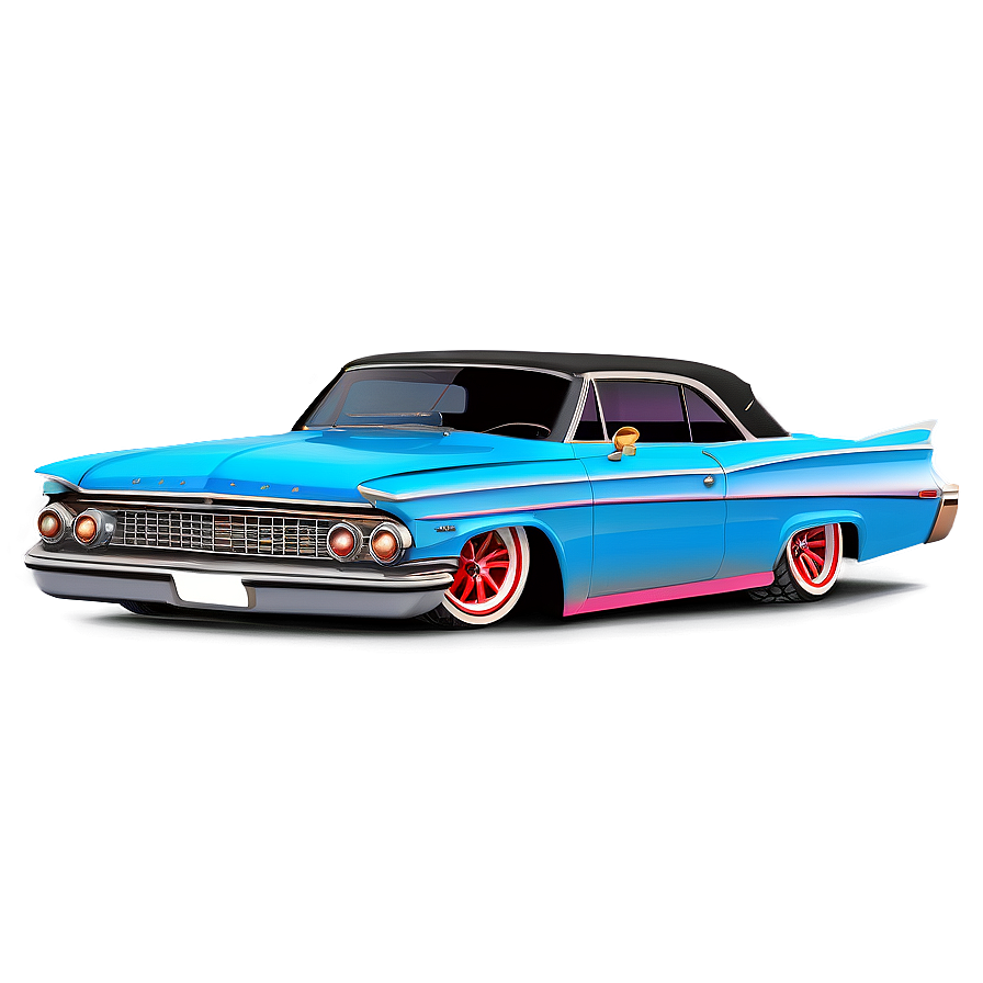 Classic Lowrider Car Design Png Ysu12