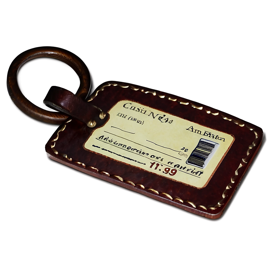 Classic Luggage Tag Png 06292024