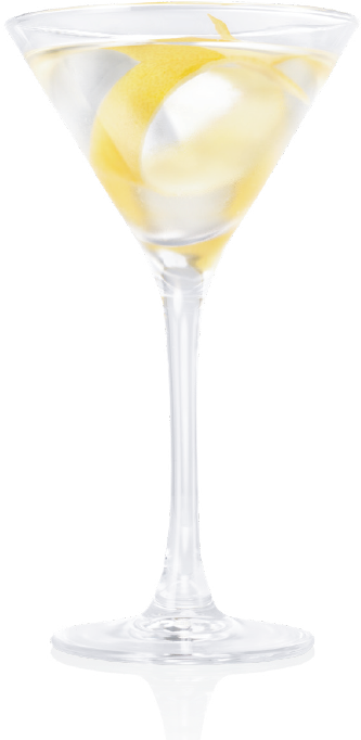 Classic Martiniwith Lemon Twist