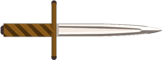 Classic Medieval Dagger Illustration