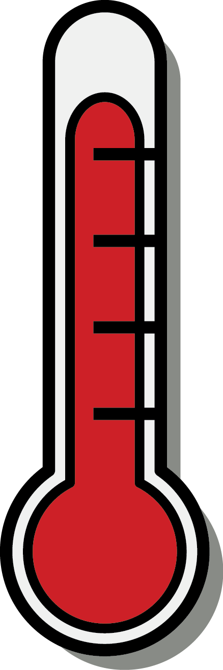 Classic Mercury Thermometer Vector