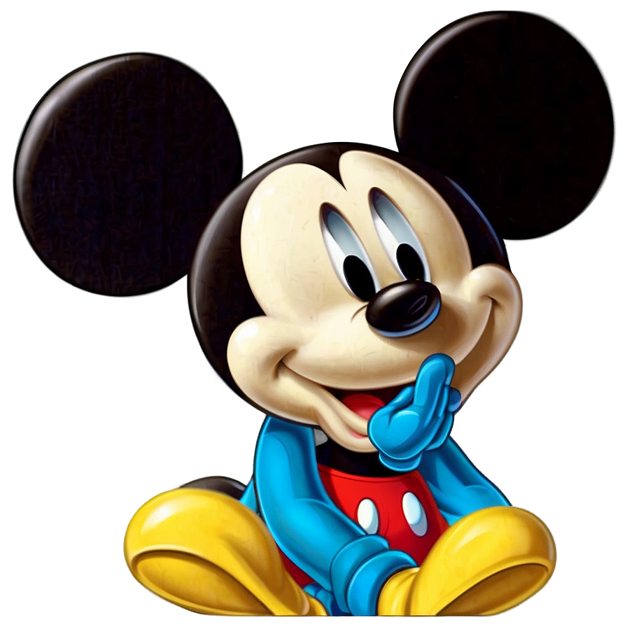 Classic Mickey Mouse Picture Png Sdt47