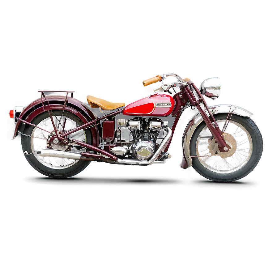 Classic Motorcycle Png Wco