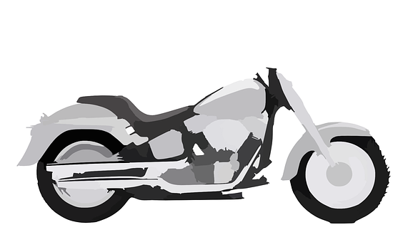 Classic Motorcycle Vector Illustration