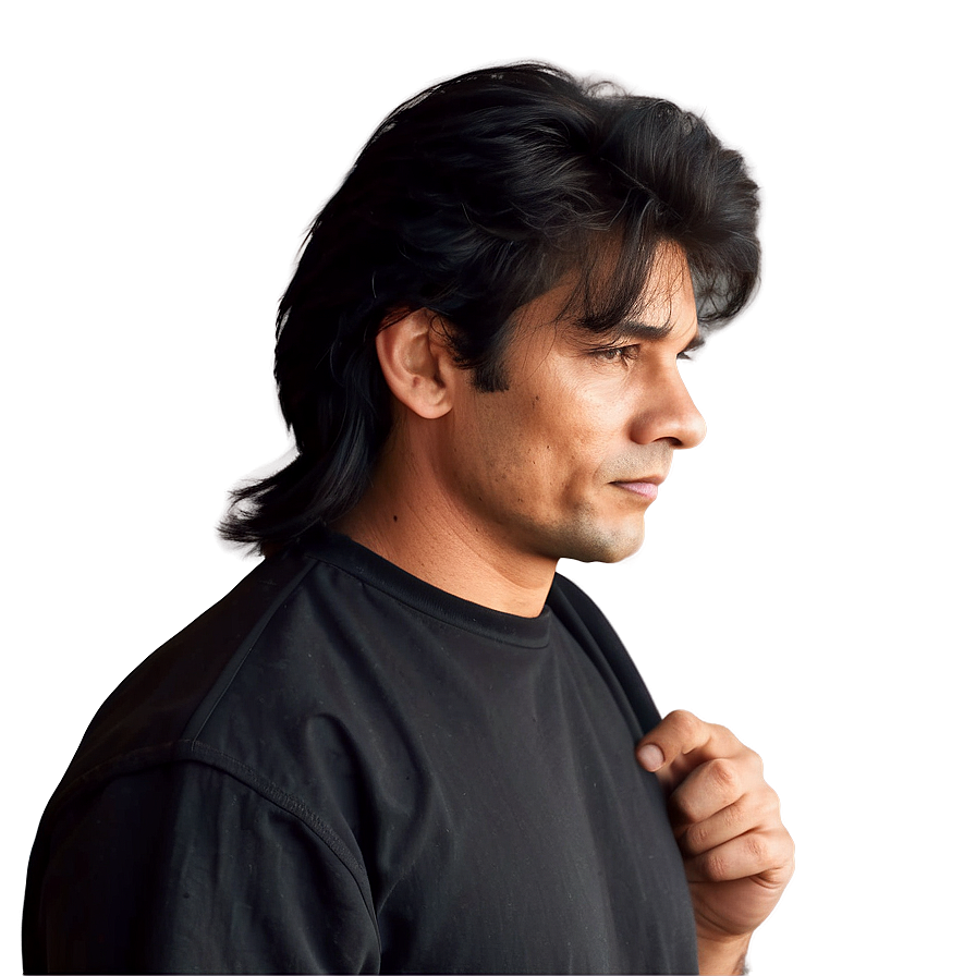 Classic Mullet Style Silhouette Png Ofq88