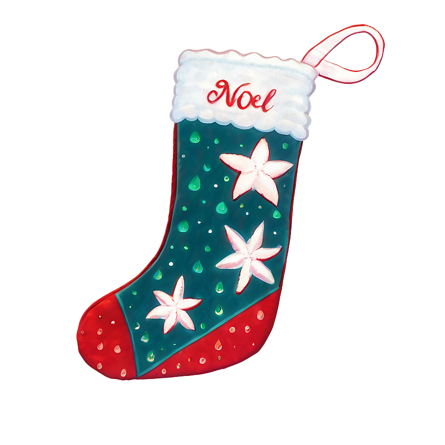 Classic Noel Stocking Png Sjs49