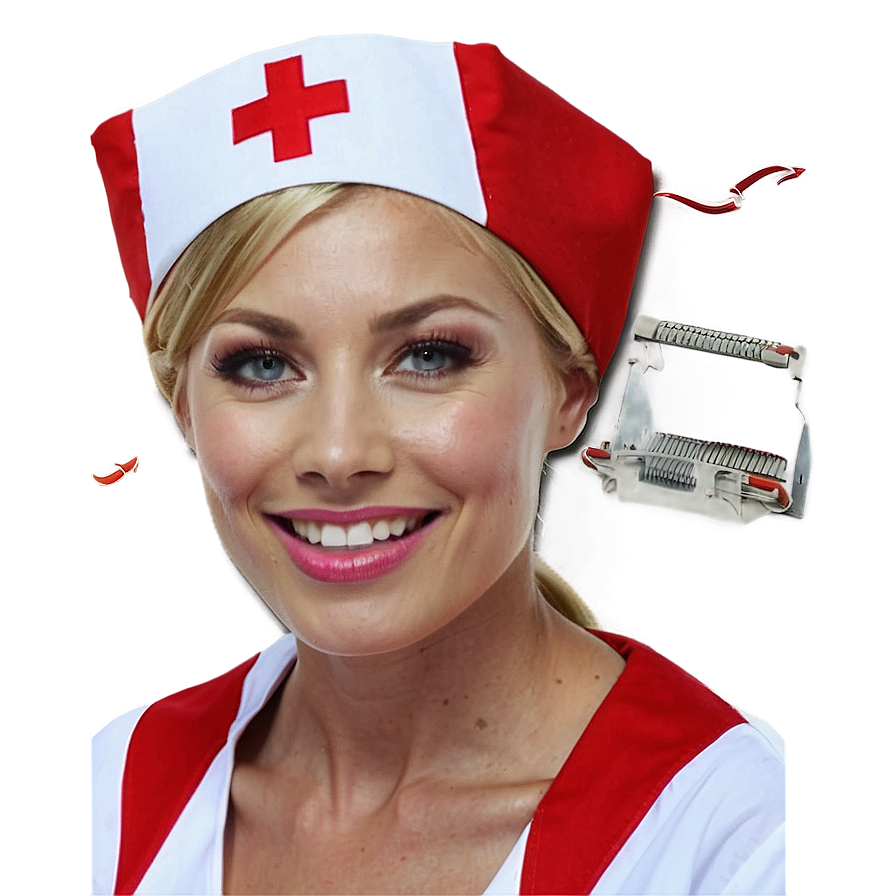 Classic Nurse Hat Png 06132024