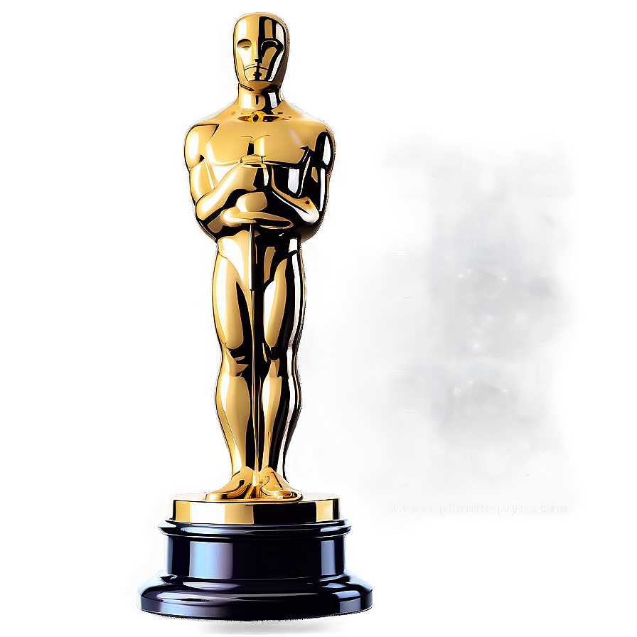 Classic Oscar Statue Png 06202024