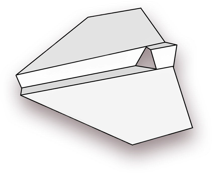 Classic Paper Plane Illustration