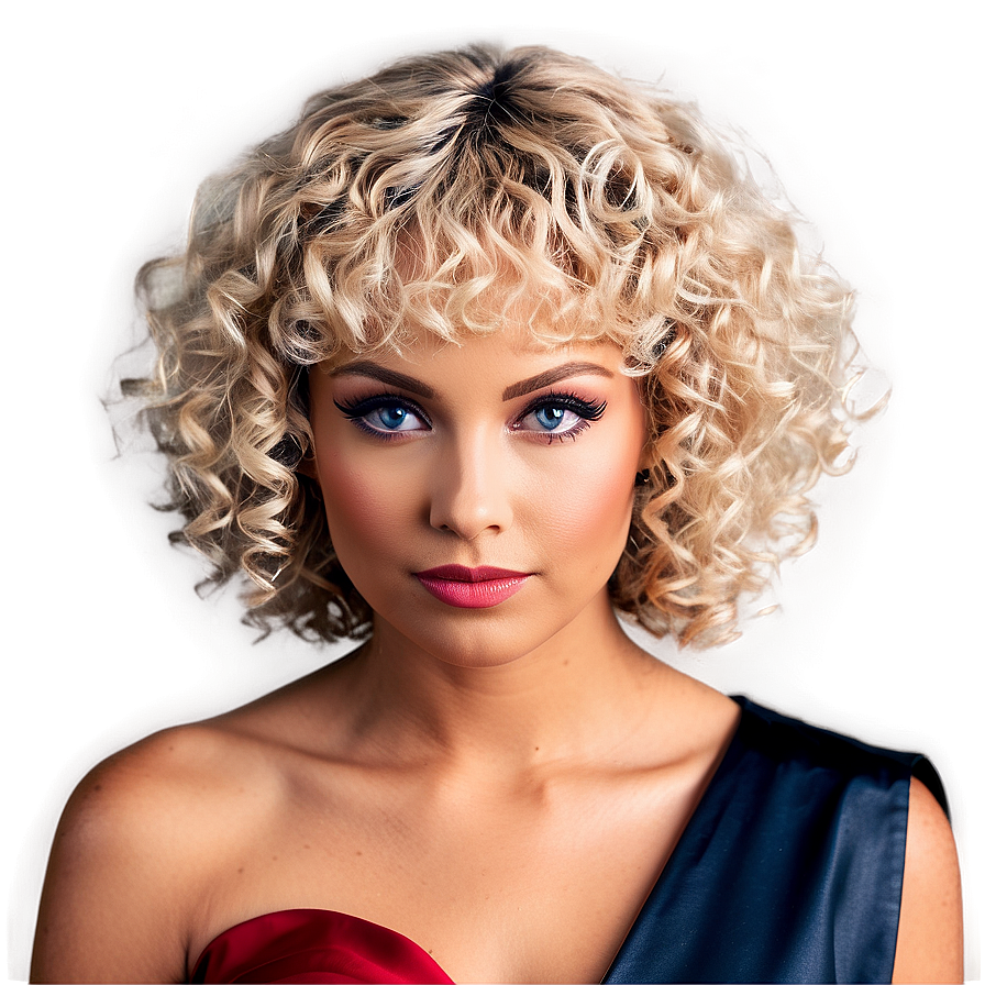 Classic Perm Look Png 06272024