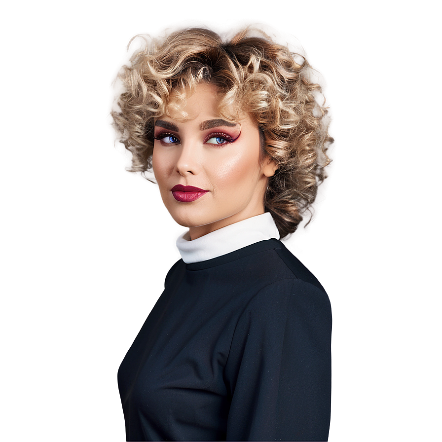 Classic Perm Look Png Gwy57