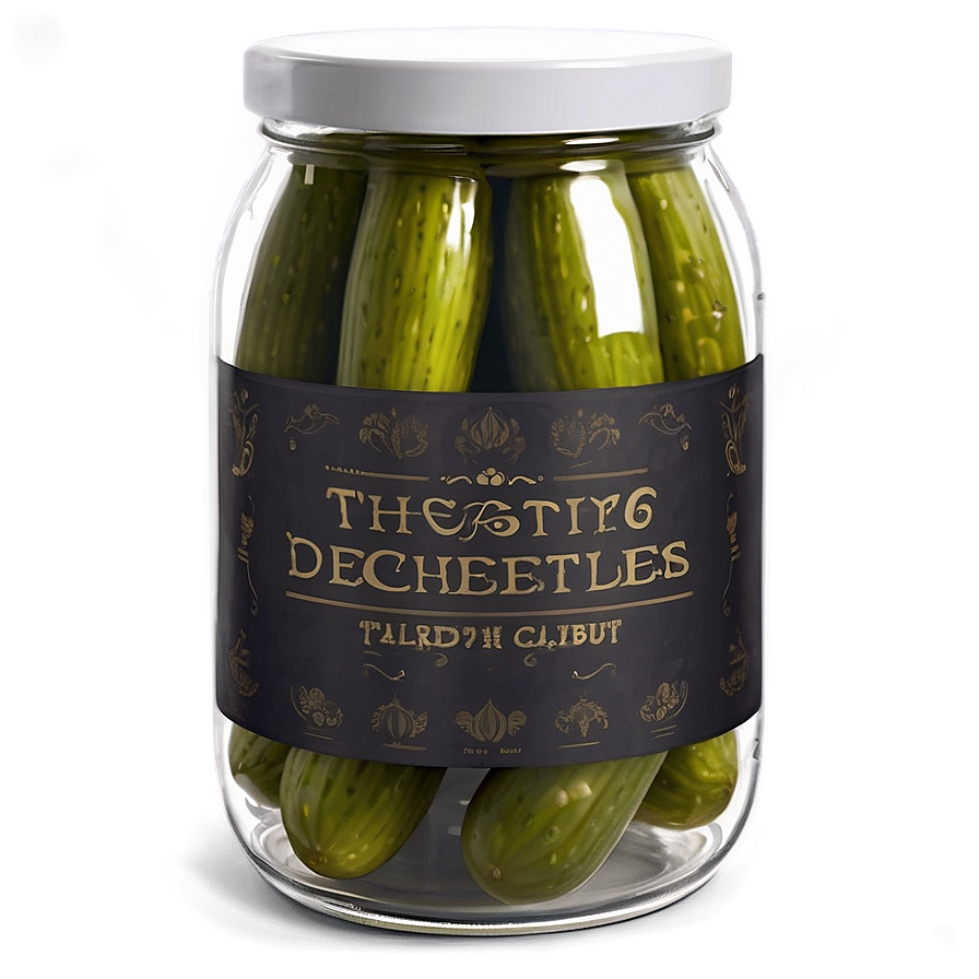 Classic Pickle Jar Png 06212024