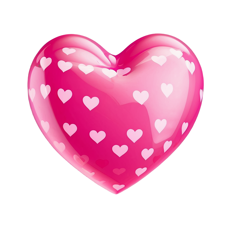 Classic Pink Hearts Png 06122024