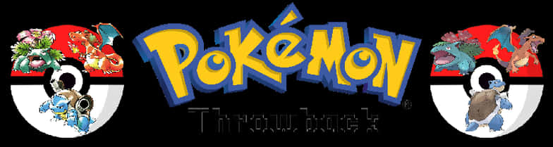 Classic_ Pokemon_ Logo_with_ Characters