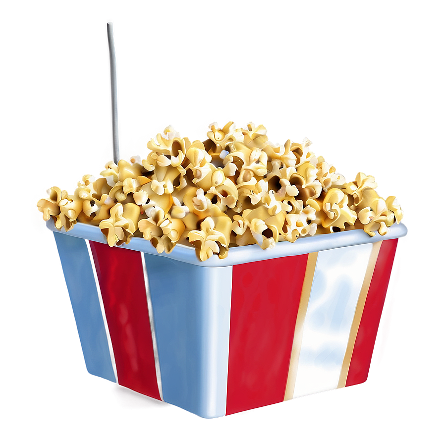 Classic Popcorn Bucket Png 06132024