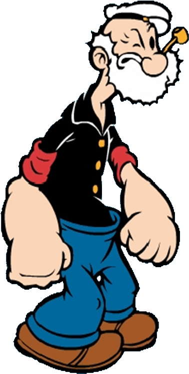 Classic Popeye Cartoon Character