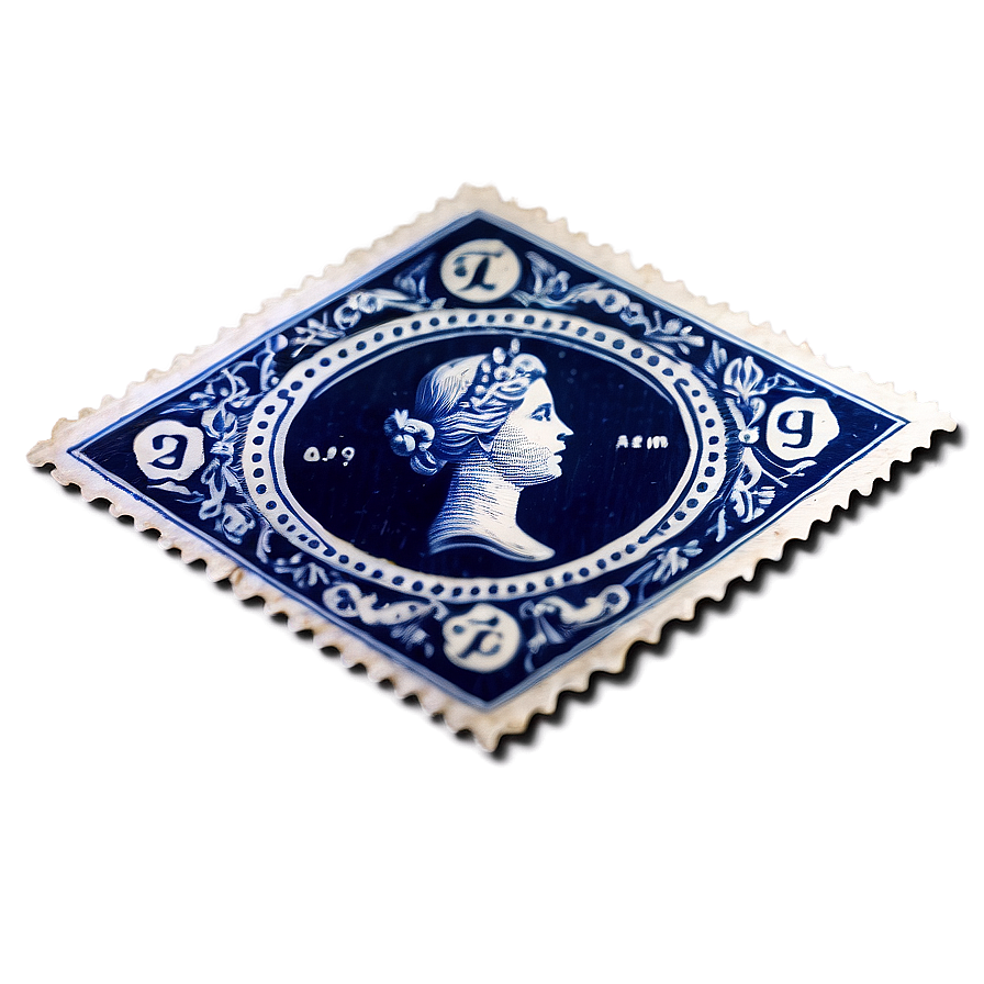 Classic Postage Stamp Design Png 46